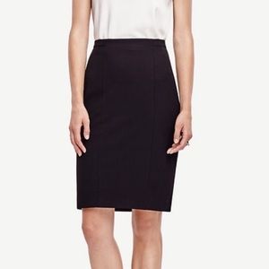 Ann Taylor Petite Black Pencil Skirt